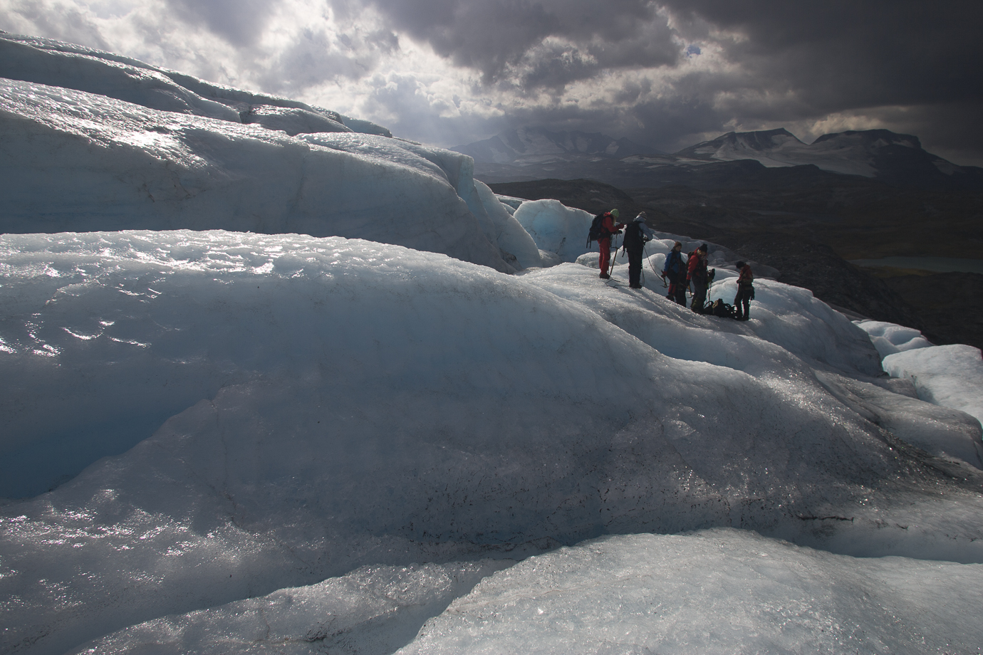 Glacier course on Bøverbreen